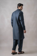 Charcoal Grey Shalwar Kameez