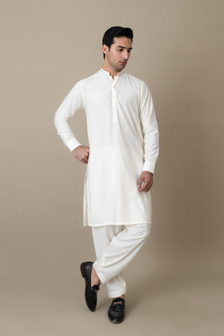 Off White Sovereign Shalwar Kameez