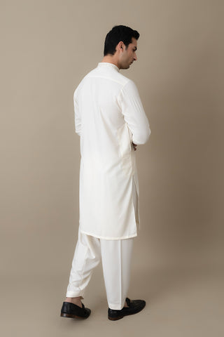 Off White Sovereign Shalwar Kameez