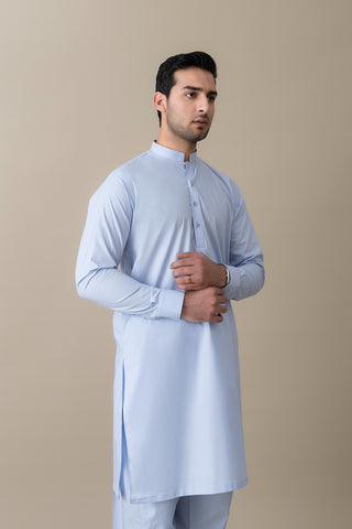 Sky Blue Heritage Shalwar Kameez