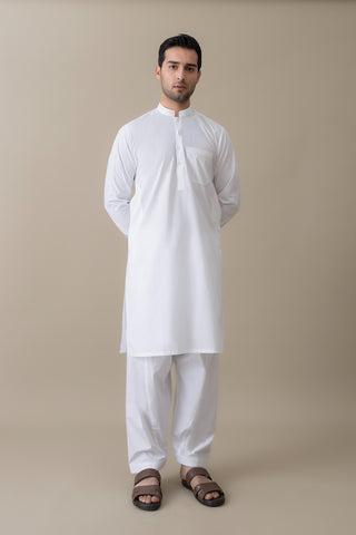 White Prestige Shalwar Kameez