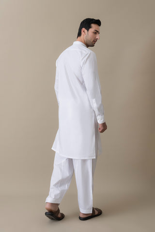 White Prestige Shalwar Kameez