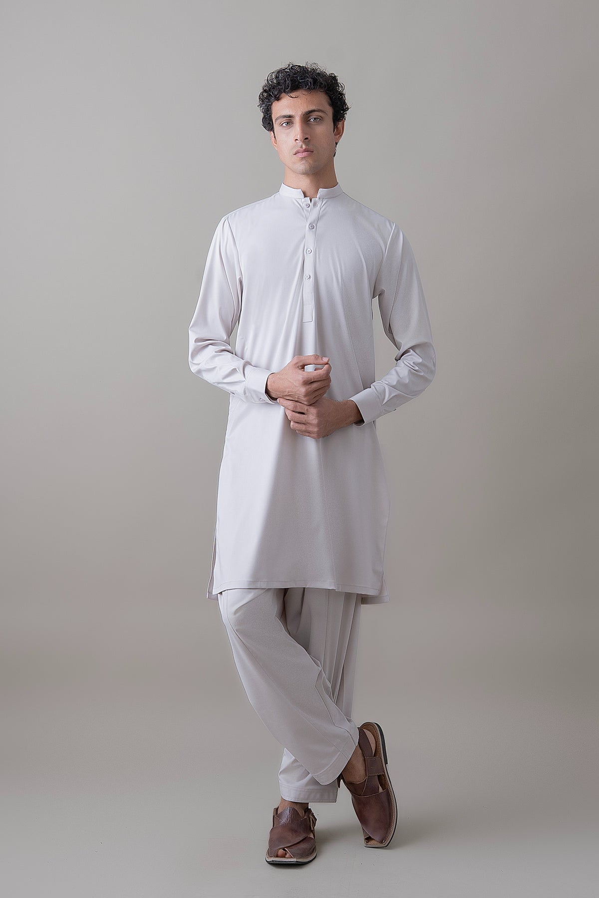 Beige Imperial Shalwar Kameez