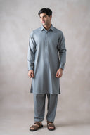 Grey Shalwar Kameez