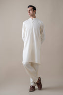 Off White Classic Shalwar Kameez