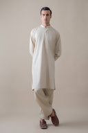 Beige Classic Shalwar Kameez
