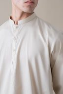 Beige Classic Shalwar Kameez