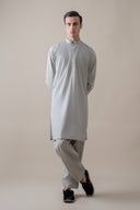 Smoke Green Classic Shalwar Kameez