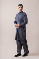 Dark Grey Heritage Shalwar Kameez