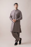 Brown Refined Shalwar Kameez