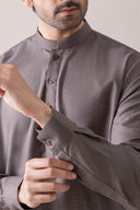 Brown Refined Shalwar Kameez