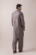Brown Refined Shalwar Kameez