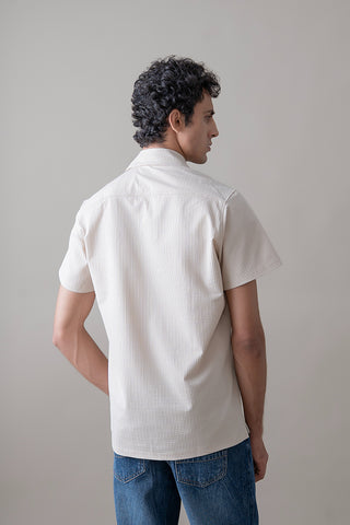 Beige Prestige Casual Shirt