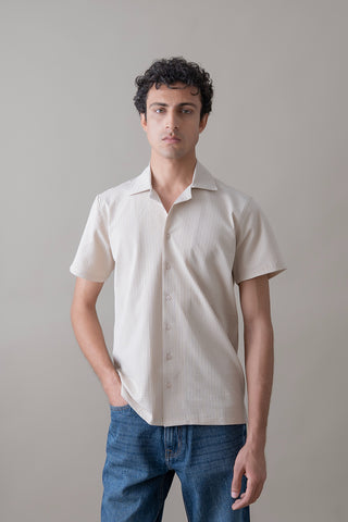 Beige Prestige Casual Shirt