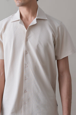 Beige Prestige Casual Shirt