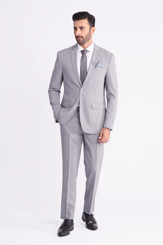 Grey 2 PCS Suit