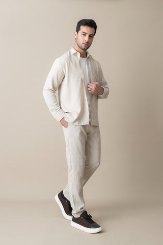 Beige Heritage Casual Shirt