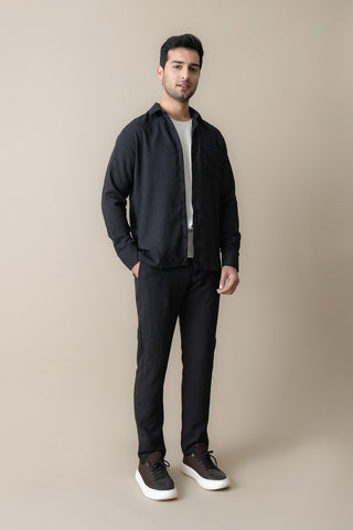 Black Heritage Casual Shirt