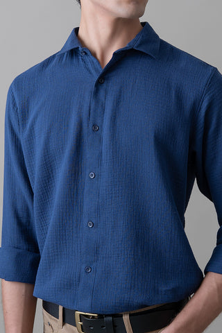 Navy Sovereign Casual Shirt