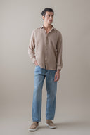 Khaki Classic Casual Shirt