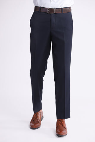 Navy Plain Dress Pant