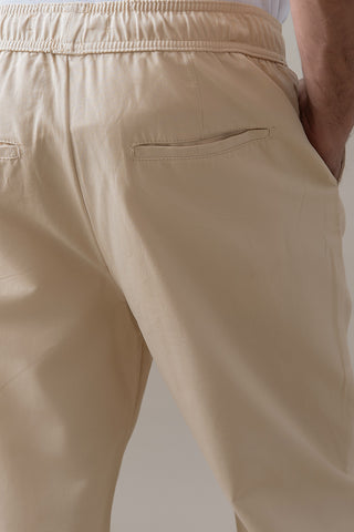 Beige Classic Trouser