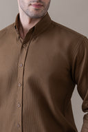 Brown Essential Casual Shirt