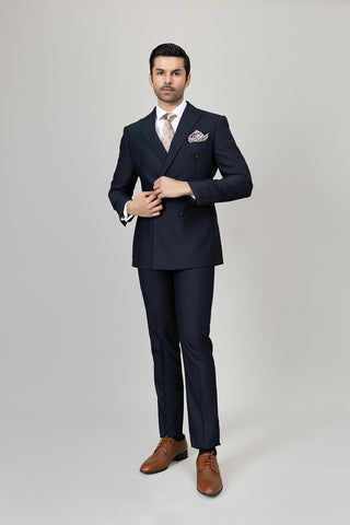 Imp Double Breasted Navy Suit