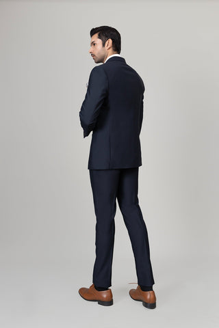 Imp Double Breasted Navy Suit