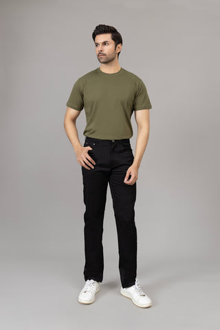 Black Basic Pocket Pant