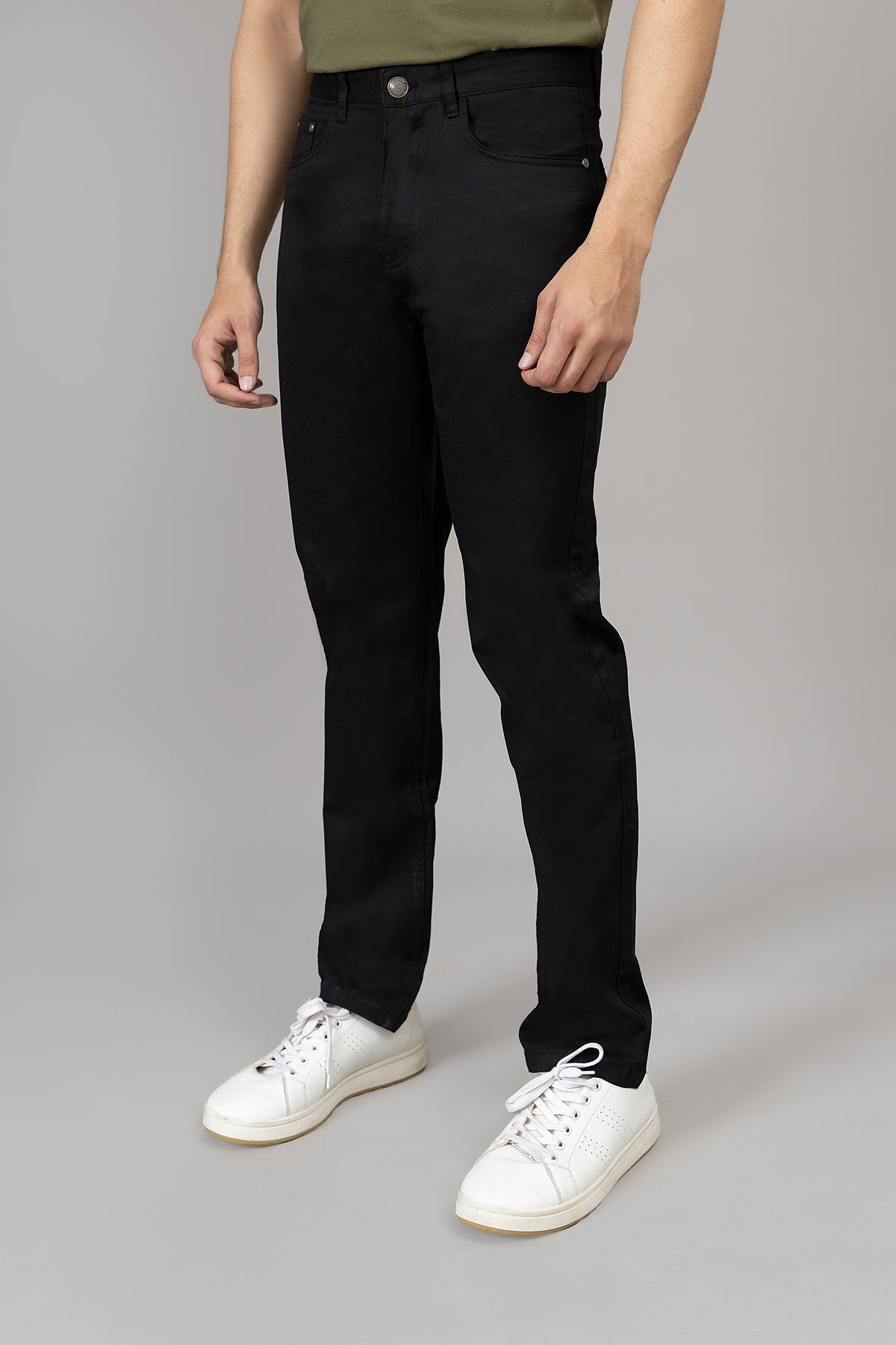 Black Basic Pocket Pant