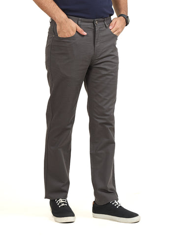 Charcoal Grey Basic 5 Pocket Pant B6011-CG