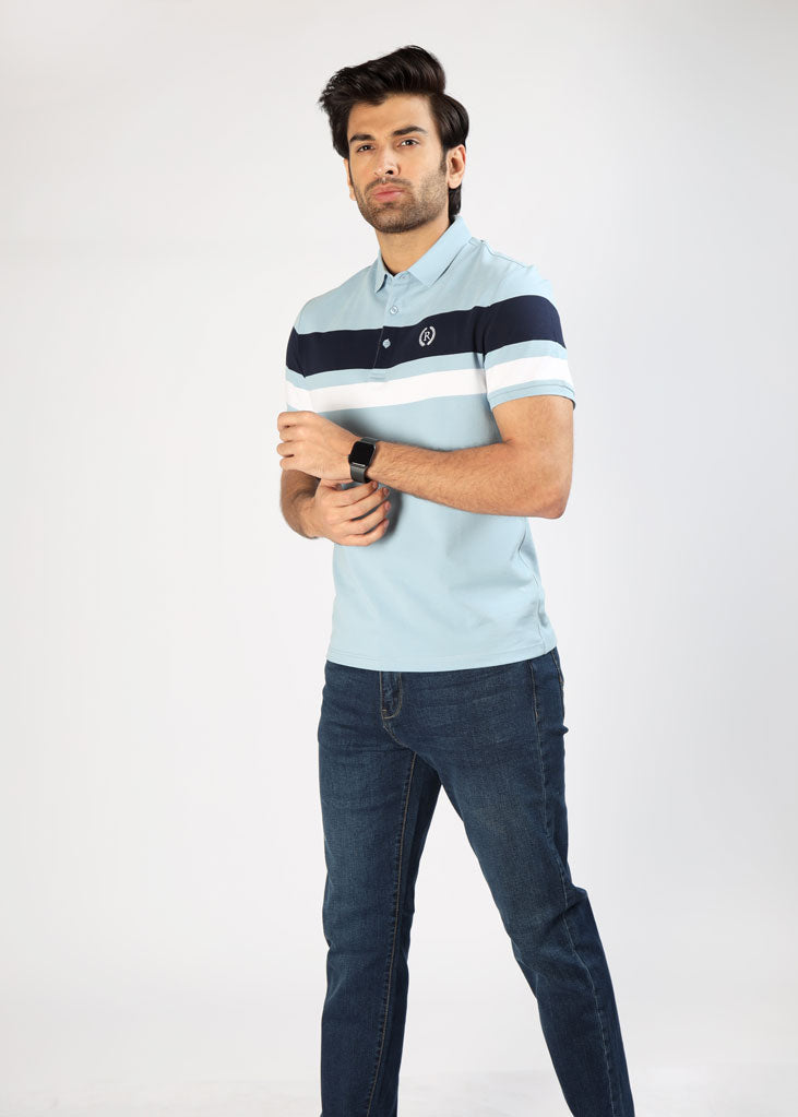 Classic Fit Polo C190107-SKY