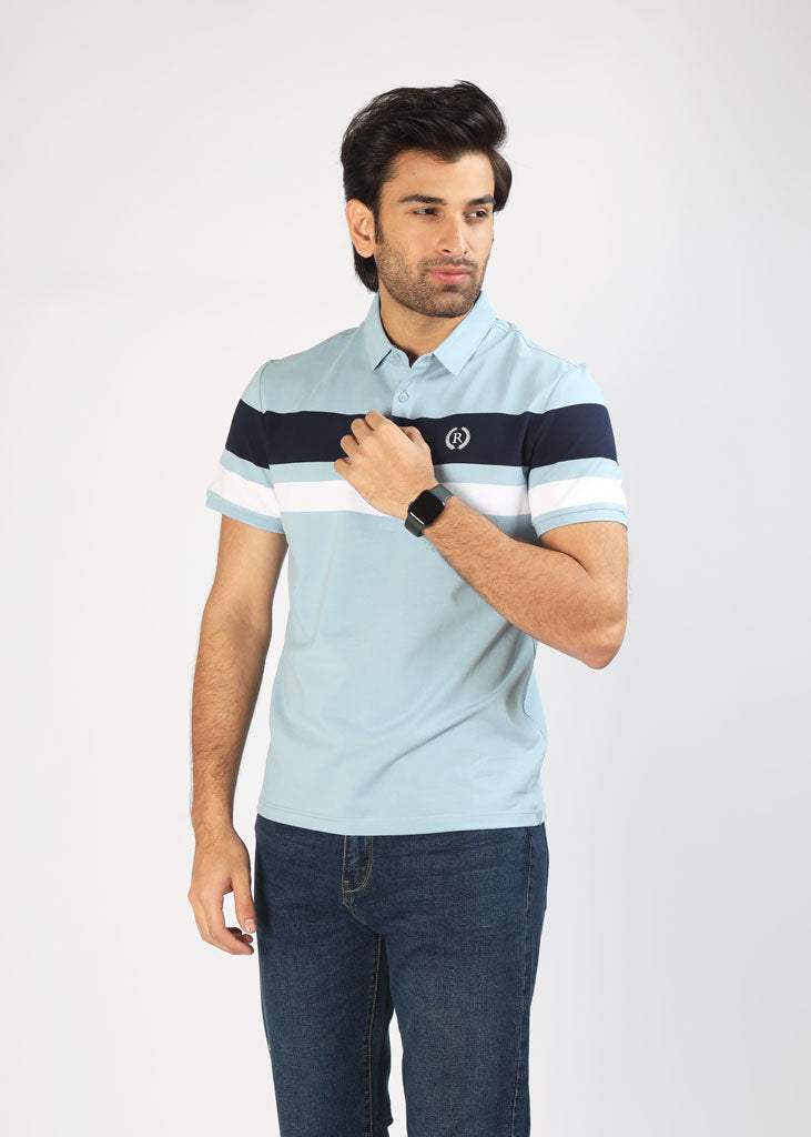 Classic Fit Polo C190107-SKY