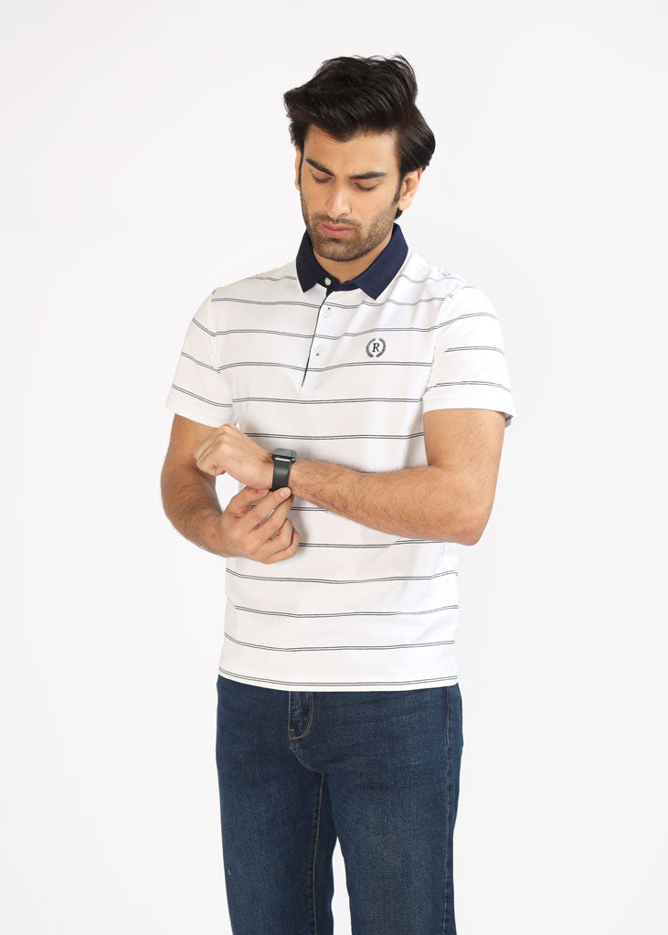 Classic Fit Polo C22143-WT