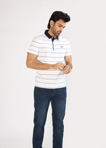 Classic Fit Polo C22143-WT