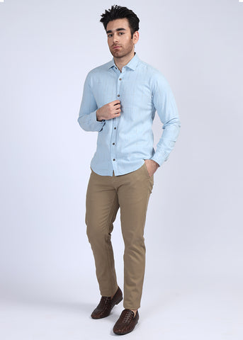 Sky Check Casual Shirt CS22804-SKY