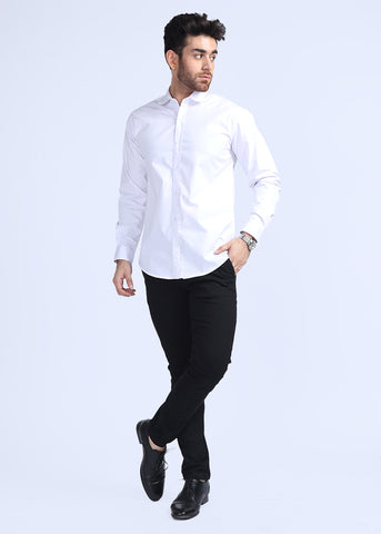 White Check Casual Shirt CS22808-WT