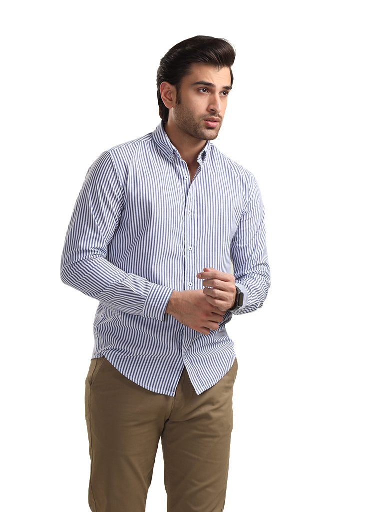 Blue Lining Casual Shirt L22203-BL