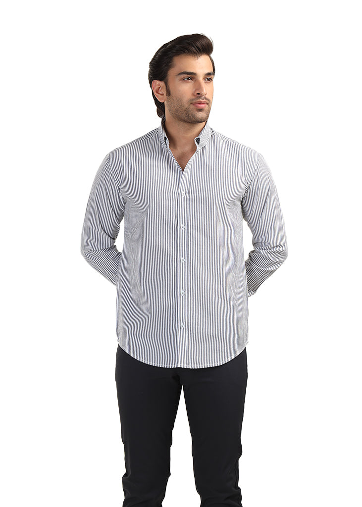 Blue Lining Casual Shirt L22204-BL