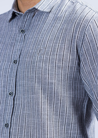 Grey Lining Casual Shirt GREY-LINING-CASUAL-SHIRT-LS22028-GR