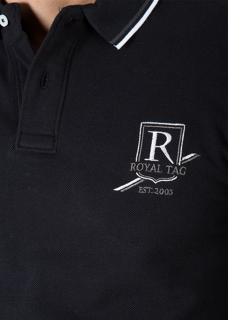RT Polo Shirt F/S RA816-BK