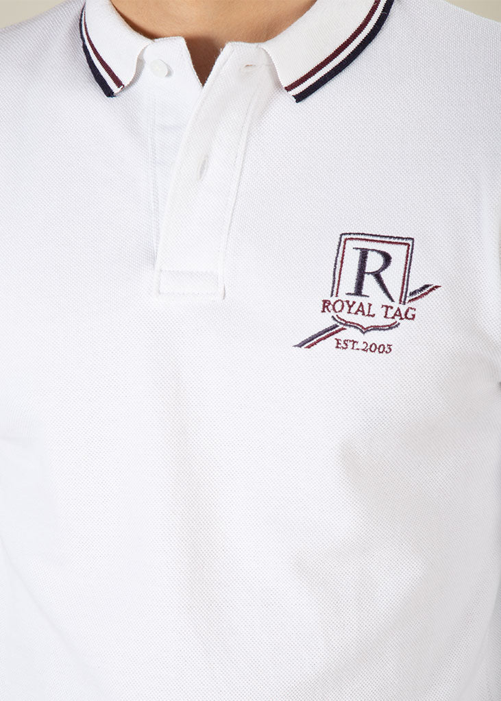 RT Polo Shirt F/S RA816-WT