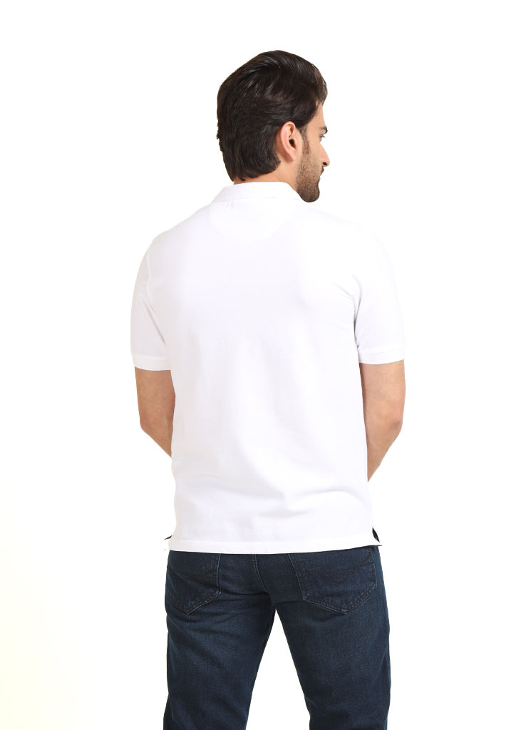 White Polo Shirt RASF22302-WT
