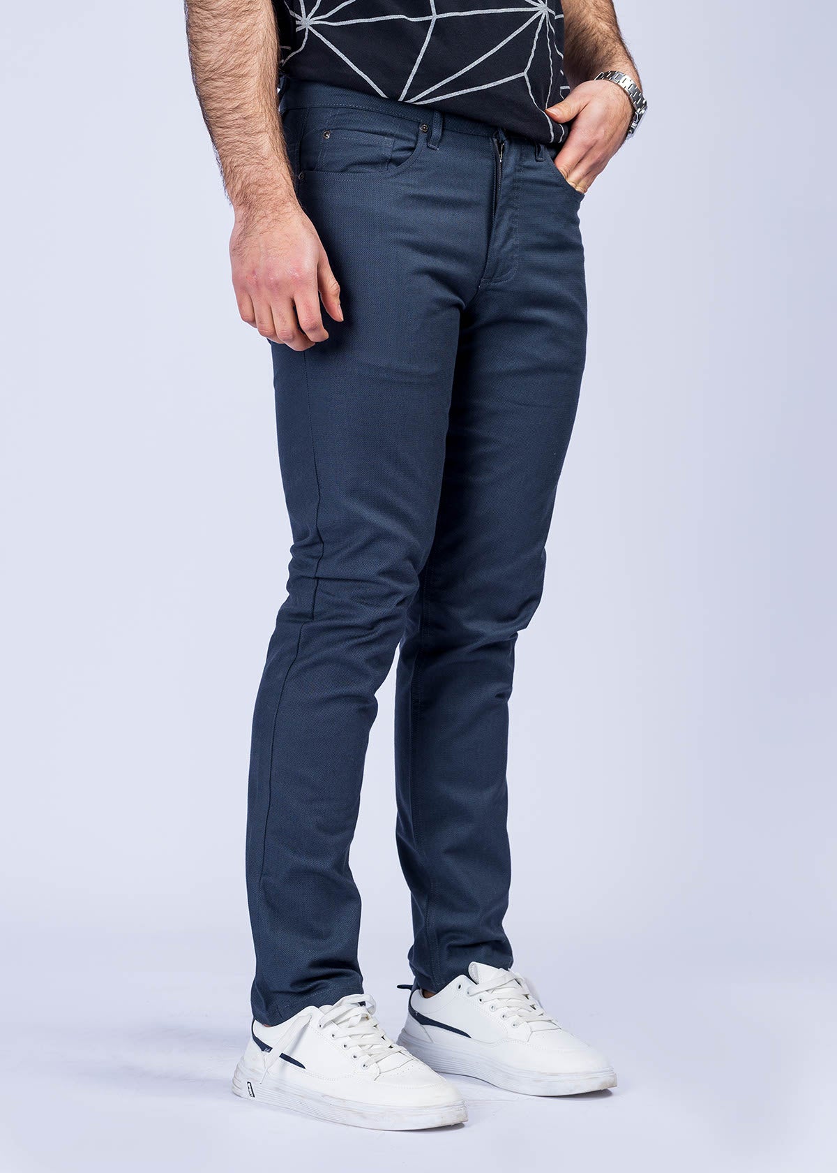 Charcoal Grey Basic 5 Pocket RTBS22033-CG