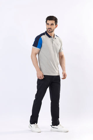 Grey Polo Shirt RTSF23138-GR