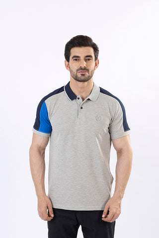 Grey Polo Shirt RTSF23138-GR