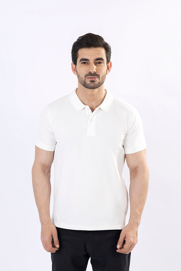 White Polo Shirt RTSF23072-WT