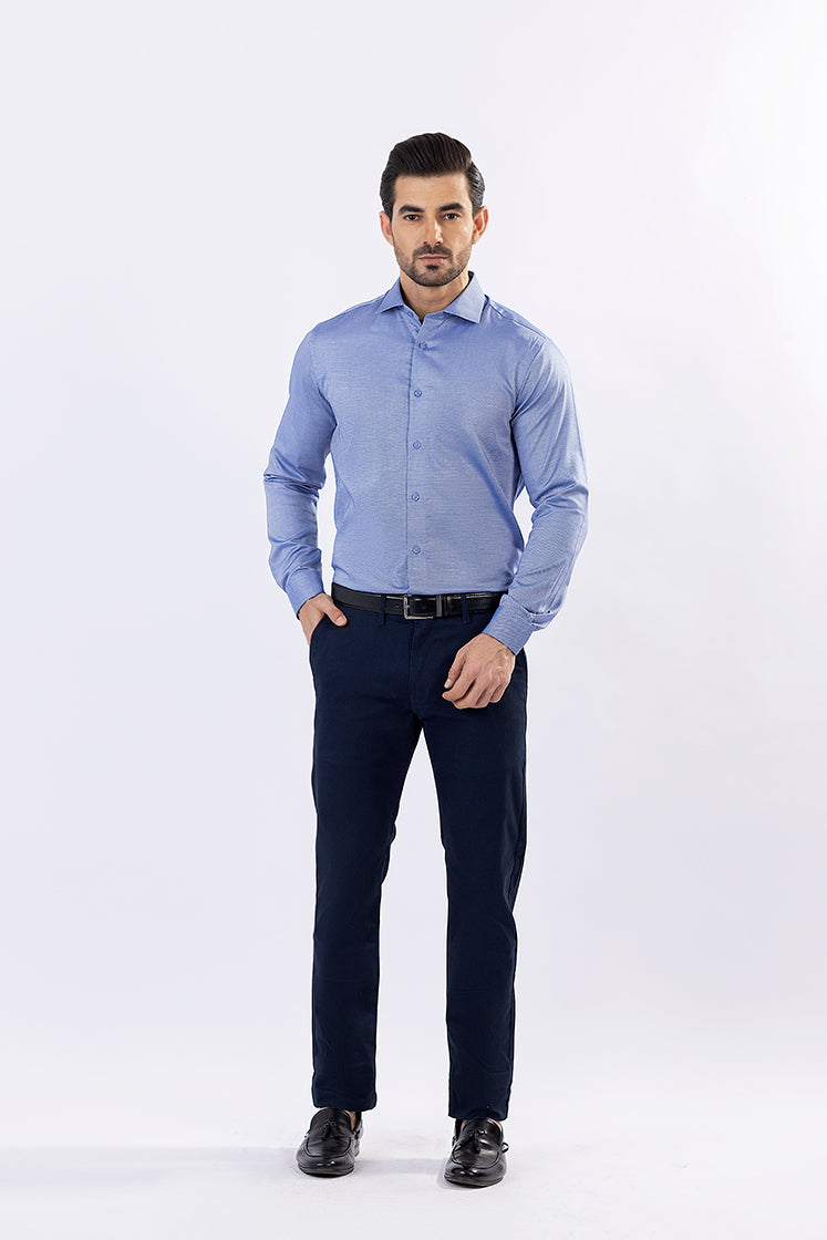 Sky Textured Dress Shirt SFT22075-SKY – RoyalTag