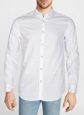 Casual Shirt F/S TEX T19417-WT WHITE